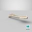 Animal Spine Vertebrae Bones 2 3D Model