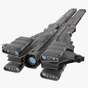 Sci fi Interplanetary Spacecraft Dark