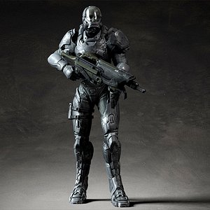 armor weapon 3D model