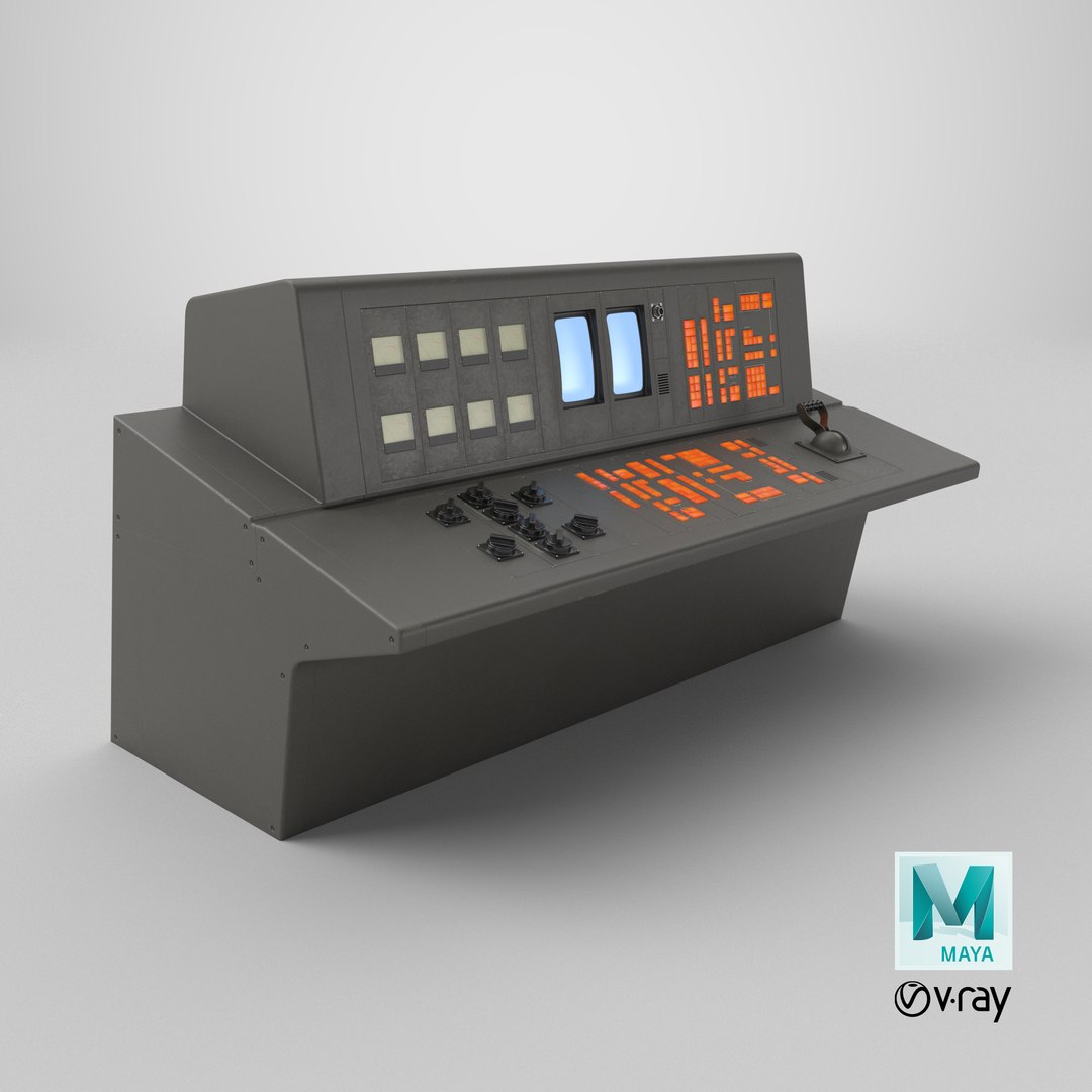 Sci-fi Modular Console Model - TurboSquid 2142764