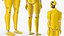 Yellow Crash Test Dummy Rigged