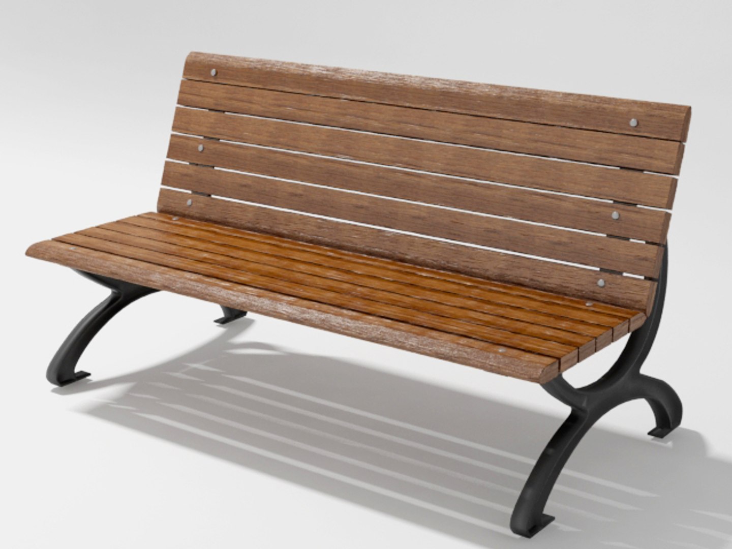 Park bench 3D model - TurboSquid 1153629
