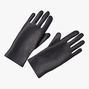 3D model Gloves lying on the surface