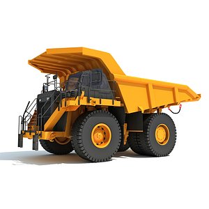 Off Highway Mining Dump Truck 3D