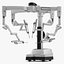 Surgical Robotic System da Vinci SI Rigged for Maya