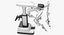 Surgical Robotic System da Vinci SI Rigged for Maya