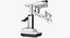 Surgical Robotic System da Vinci SI Rigged for Maya