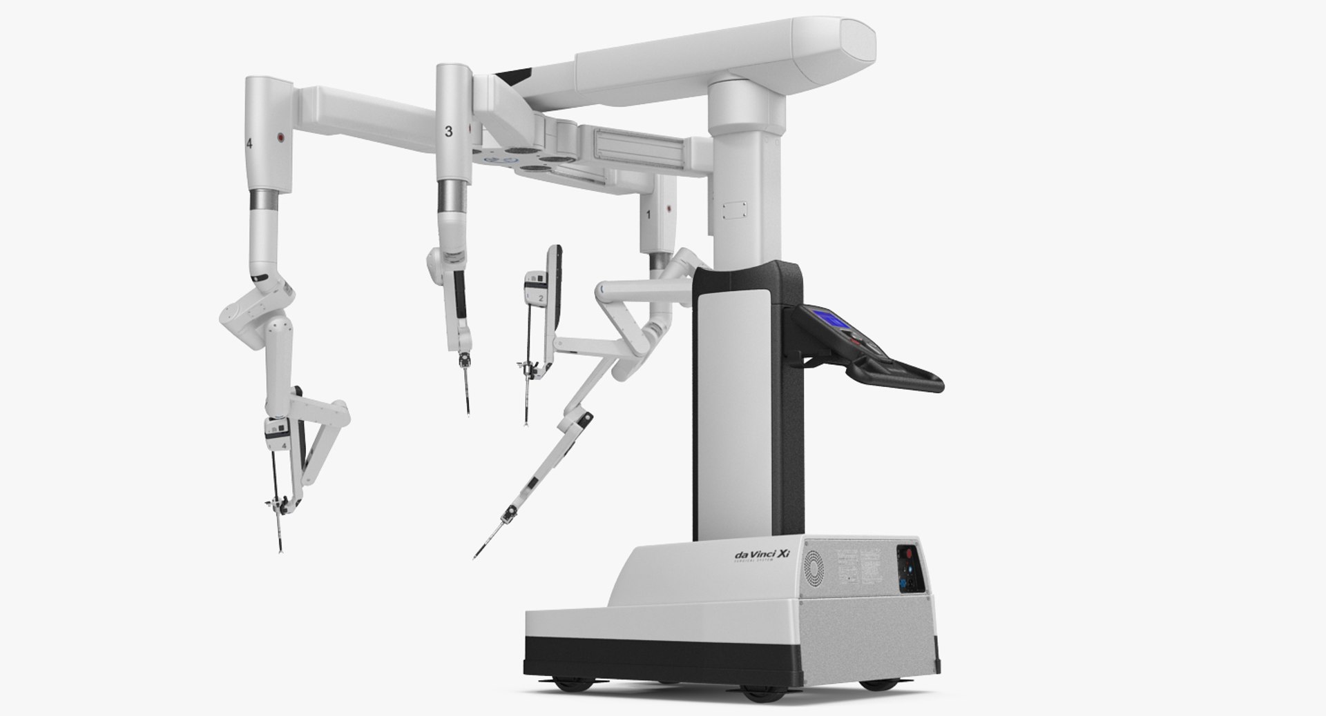 surgical robotic da vinci 3D https://p.turbosquid.com/ts-thumb/7S/wiuEgk/fj23LaAd/surgicalroboticsystemdavincisirigged3dmodel005/jpg/1511136458/1920x1080/fit_q87/c8857e6b9ad9f40b10d43b5b42d1ef1448111576/surgicalroboticsystemdavincisirigged3dmodel005.jpg