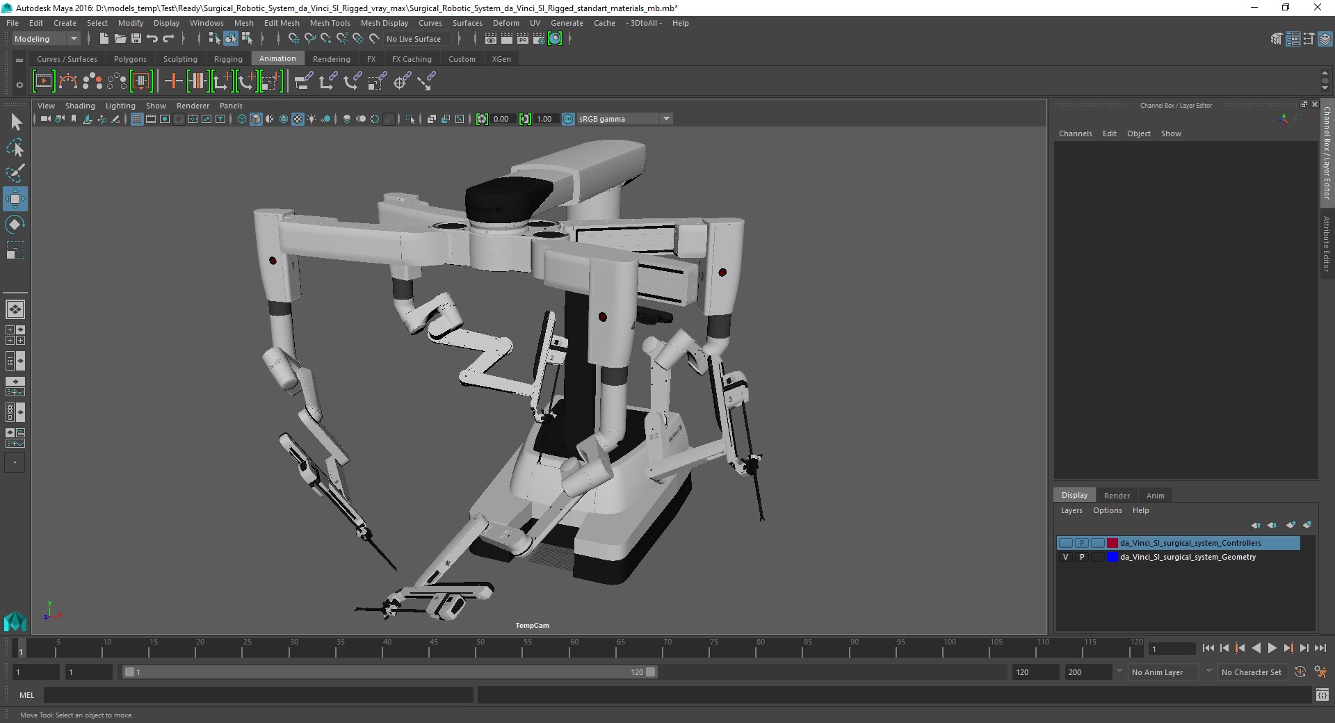 surgical robotic da vinci 3D https://p.turbosquid.com/ts-thumb/7S/wiuEgk/jqG2YKSF/surgical_robotic_system_da_vinci_si_rigged_mb_03/jpg/1580799356/1920x1080/fit_q87/d96cf29ce132a55ea135602aec635dd74c8eb715/surgical_robotic_system_da_vinci_si_rigged_mb_03.jpg
