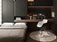 modern bedroom 3D