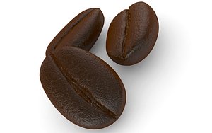 3d model coffee beans