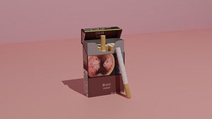 3D cigarettes model