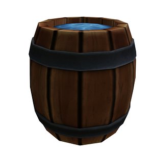 Low poly Barrel and Toolbox