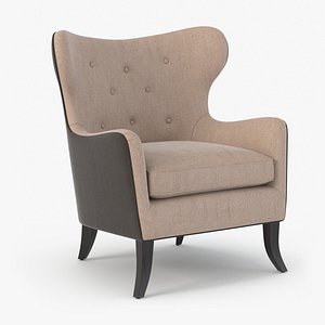 Simon Pebble Wingback Chair PBR