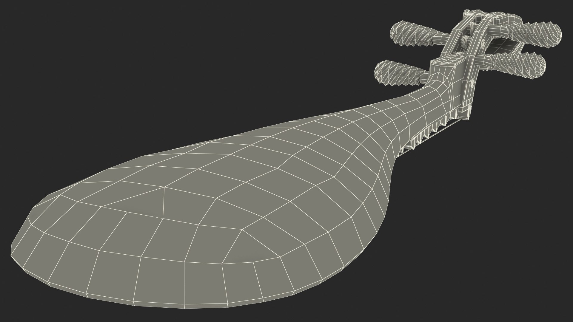 3D Model Chinese Stringed Instrument Pipa - TurboSquid 1619139