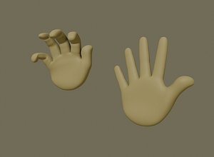 hand anatomy arm 3D model