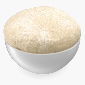 3D raw dough bowl