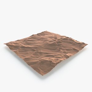 3D model desert dunes landscape scene