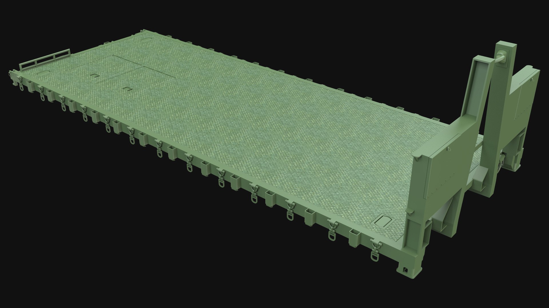 Military Flatrack 3D Model - TurboSquid 1938719