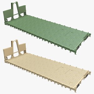 Military Flatrack 3D model