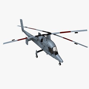 kman kmax kaman helicopter 3d model