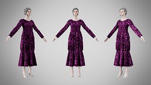 Dress 25 Amethyst Glow Velvet v2