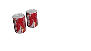 Stapelbarer Getränkedosenspender in Weiß mit CocaCola-Dosen 3D-Modell $39 -  .3ds .blend .c4d .fbx .max .ma .lxo .obj - Free3D