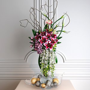 flower arrangements 3D