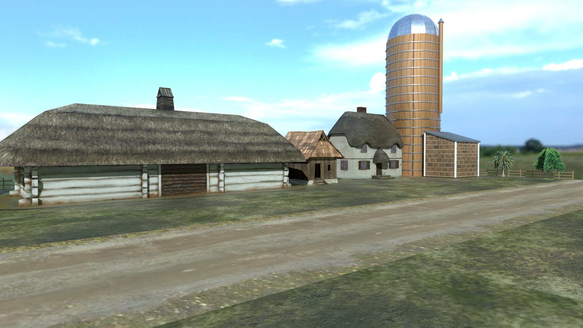 Village Environment Model - TurboSquid 2130134