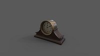 Vintage Wooden Mantel Clock