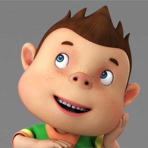 Cartoon Boy Rigged