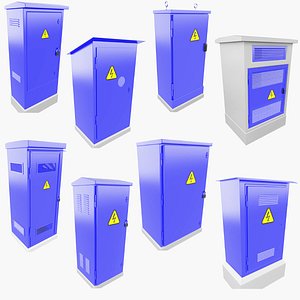 3D model Electrical Cabinets v7