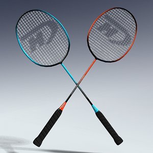 badminton racket 3d max