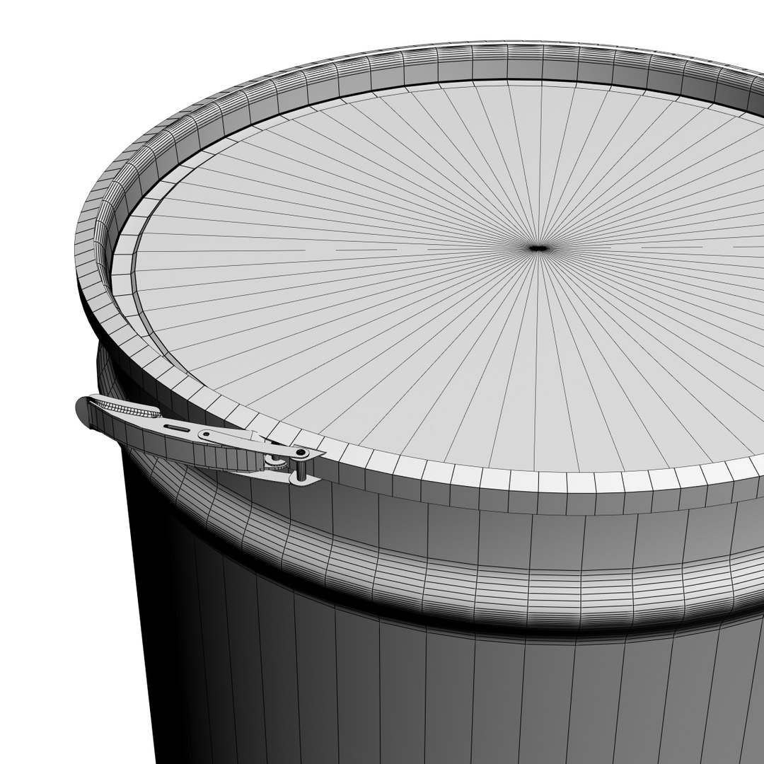3D Model Tapered Metal Barrel Rings - TurboSquid 1361320