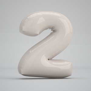 2 Number Balloon