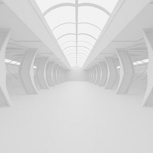 Concept space interior empty room 4