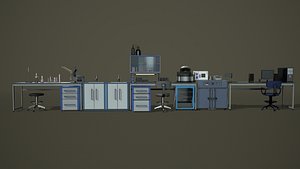 3D laboratory pbr