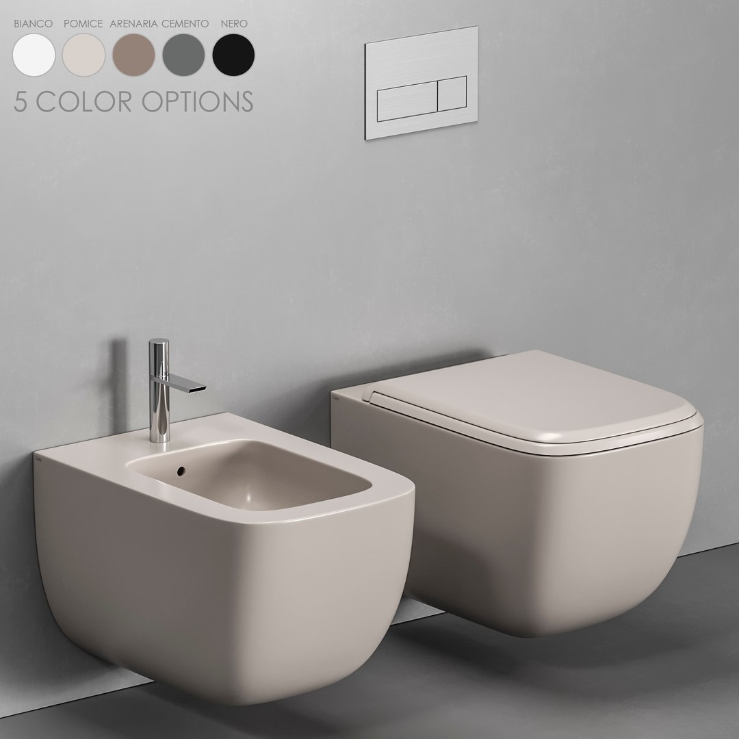 Cielo Shui Comfort Wall-hung WC 3D Model - TurboSquid 1761515