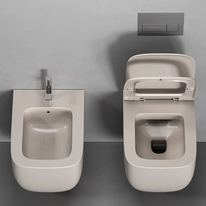 Cielo Shui Comfort Wall-hung WC 3D model