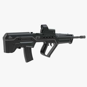 IWI Tavor Bullpup Assault Rifle 3D
