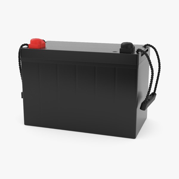 modelo 3d Car Battery With Handles TurboSquid 2083046