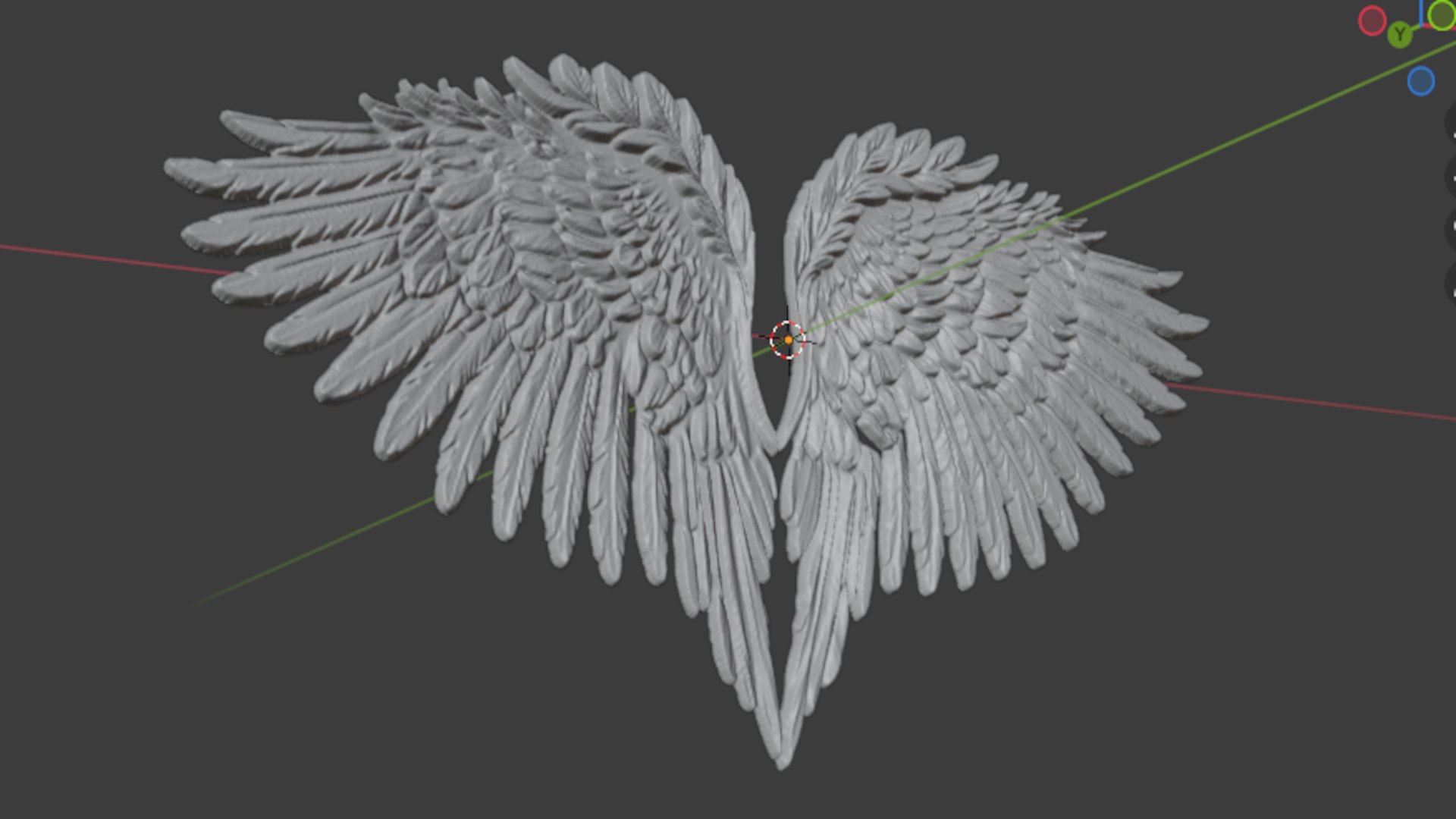 Wings Printable Carved Decor 17 3D Model - TurboSquid 2219004