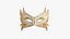 Carnival Mask D08 Orange Yellow - Costume Character Design