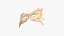 Carnival Mask D08 Orange Yellow - Costume Character Design