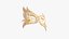 Carnival Mask D08 Orange Yellow - Costume Character Design