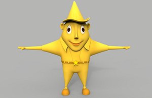 Star character cartoon