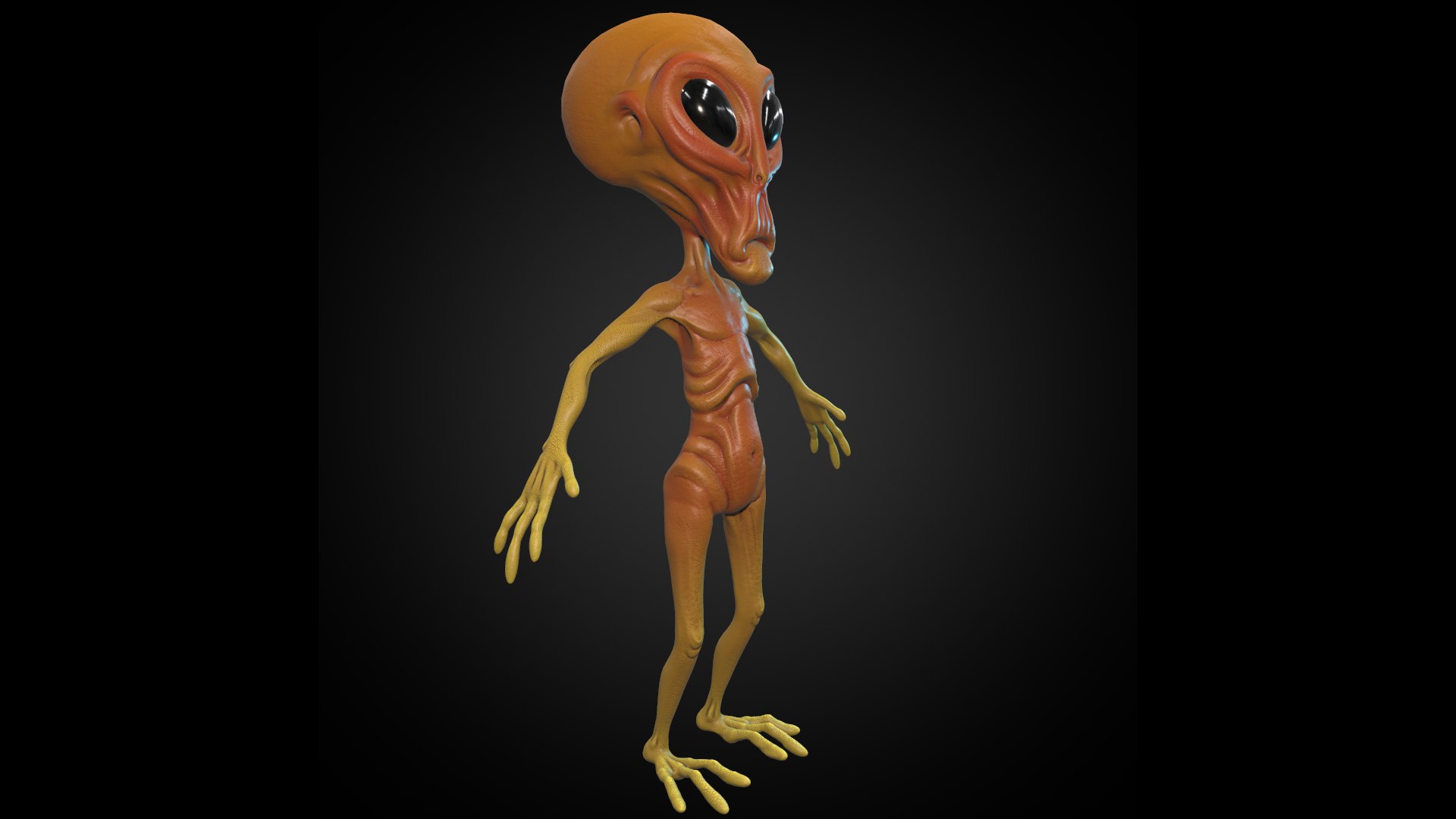 3D Character Alien Model - TurboSquid 1712333