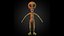 3D character alien model