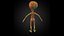 3D character alien model