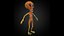 3D character alien model